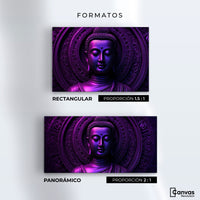 Cuadros Decorativos Canvas Revolution | Sinfonia Purpura | Formatos