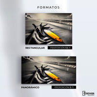 Cuadros Decorativos Canvas Revolution | Surf Al Amanecer | Formatos