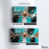 Cuadros Decorativos Canvas Revolution | Susurros De Oro | Formatos