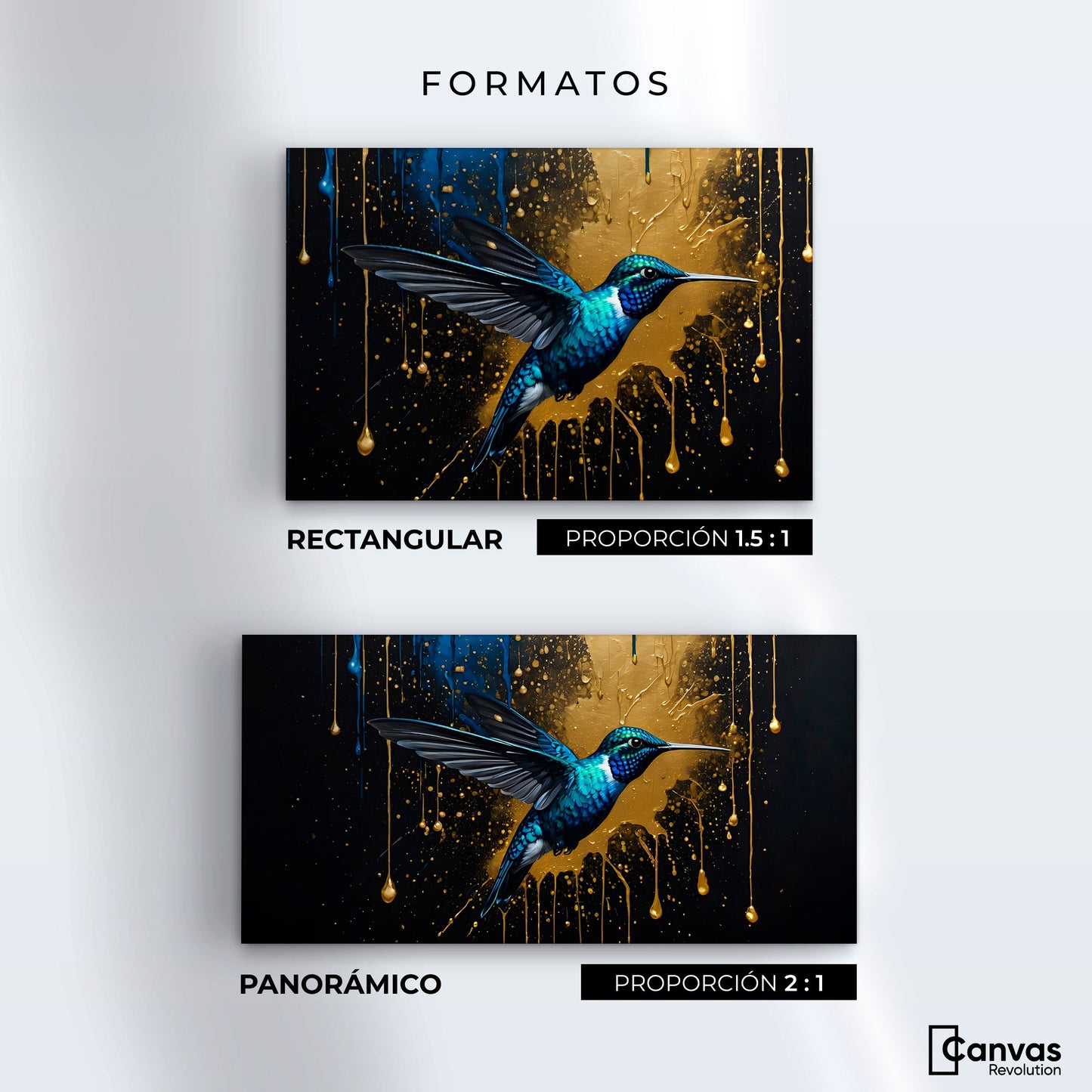 Cuadros Decorativos Canvas Revolution | Travesia Dorada | Formatos