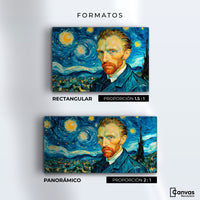Cuadros Decorativos Canvas Revolution | Van Gogh Estrellado | Formatos