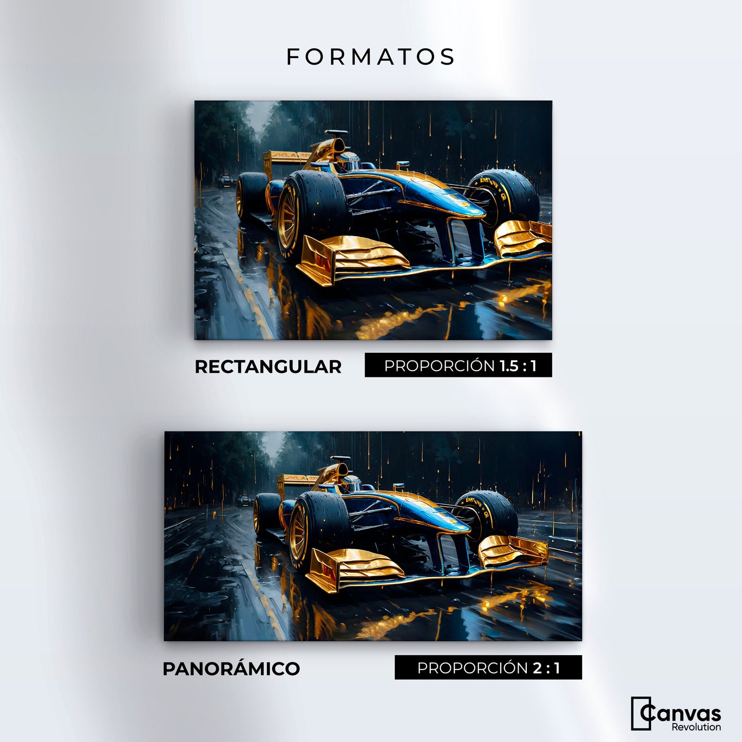 Cuadros Decorativos Canvas Revolution | Velocidad Tormenta | Formatos