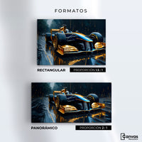 Cuadros Decorativos Canvas Revolution | Velocidad Tormenta | Formatos