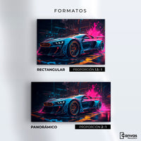 Cuadros Decorativos Canvas Revolution | Velocidad Vibrante | Formatos