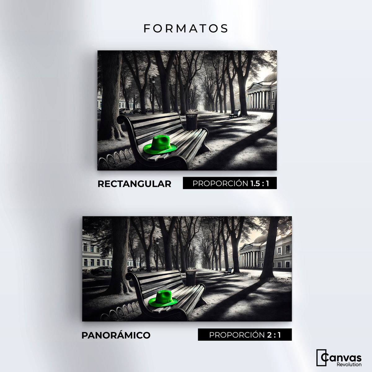 Cuadros Decorativos Canvas Revolution | Verde En Descanso | Formatos