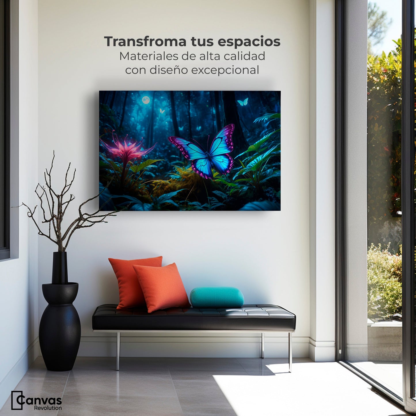 Cuadros Decorativos Canvas Revolution | Alas Brillantes | Montaje1