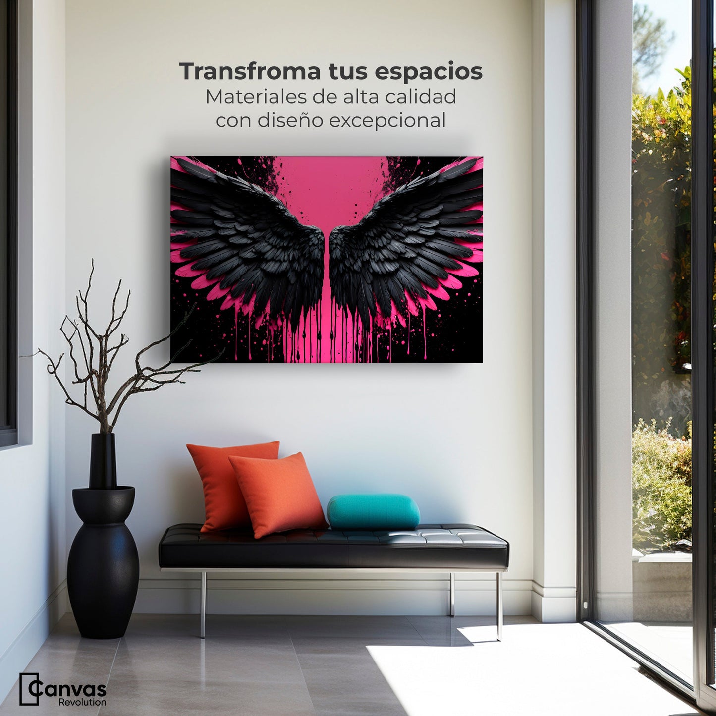 Cuadros Decorativos Canvas Revolution | Alas De Esperanza | Montaje1