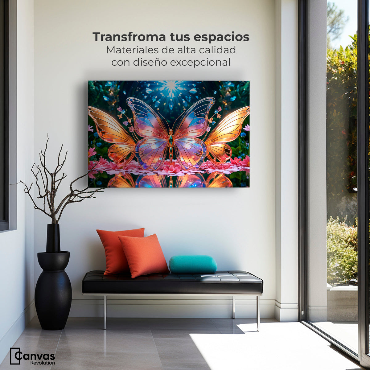 Cuadros Decorativos Canvas Revolution | Alas De Esplendor | Montaje1