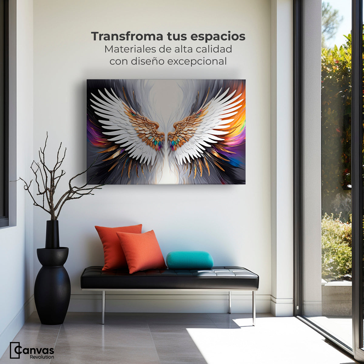 Cuadros Decorativos Canvas Revolution | Alas De Sueno | Montaje1