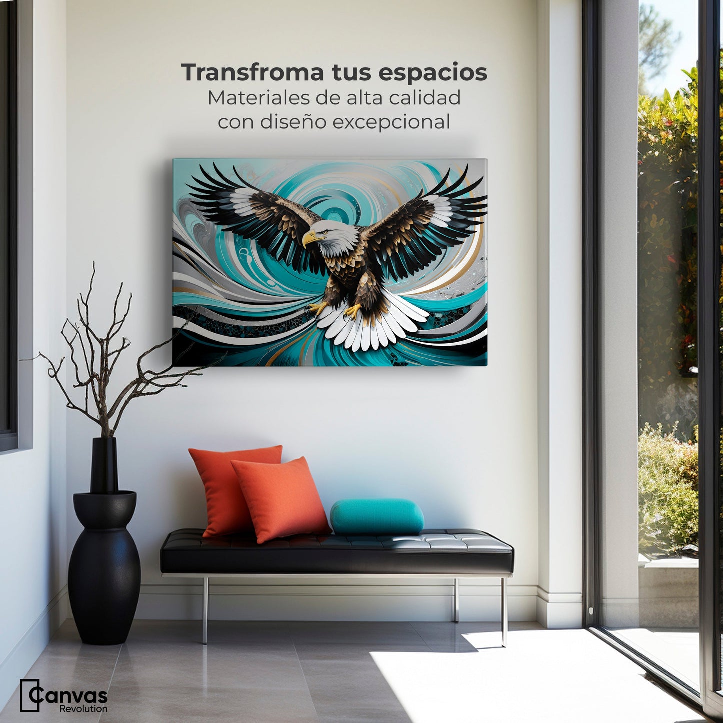 Cuadros Decorativos Canvas Revolution | Alma De Aguila | Montaje1