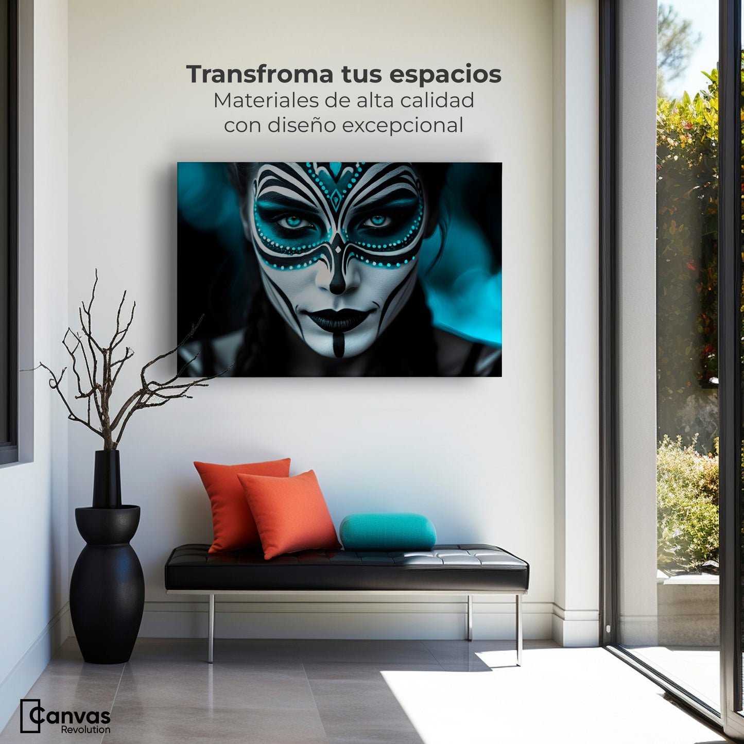 Cuadros Decorativos Canvas Revolution | Aqua En El Rostro | Montaje1