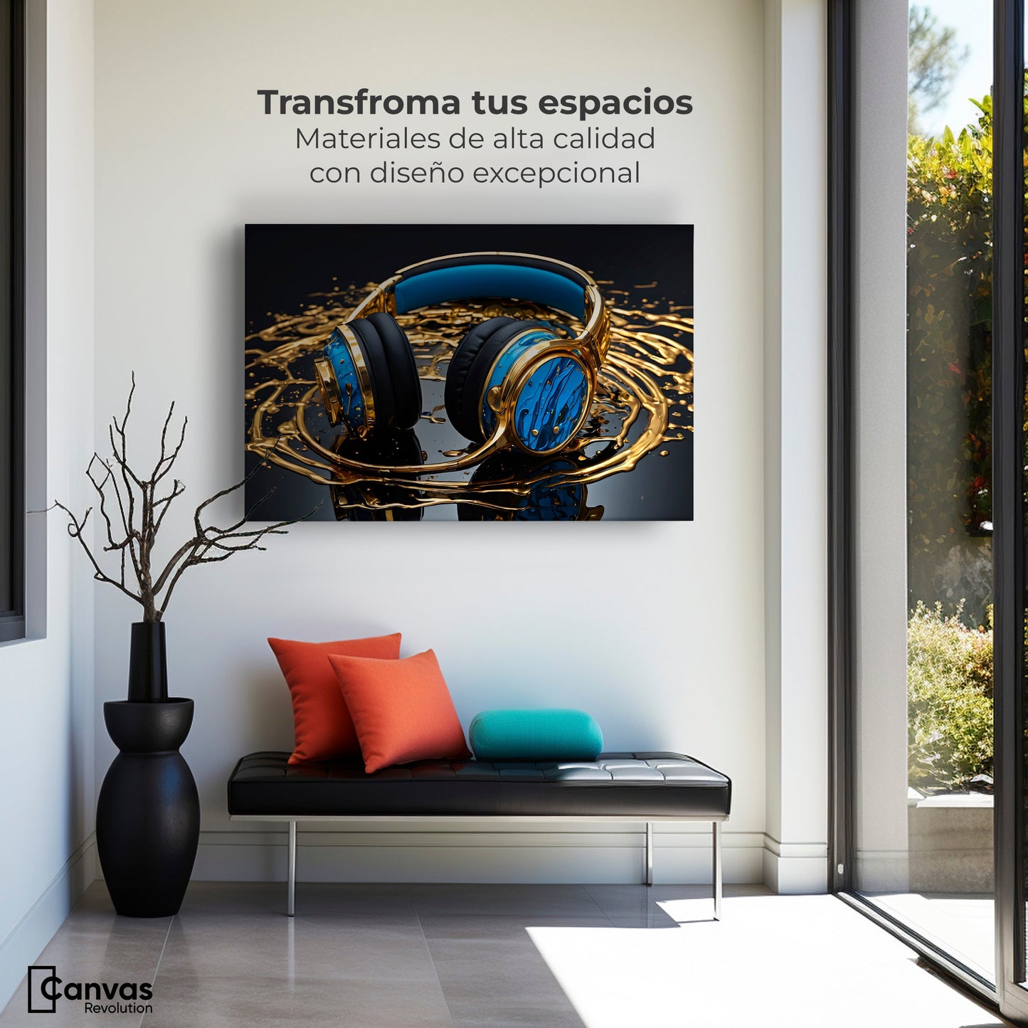 Cuadros Decorativos Canvas Revolution | Armonia Electronica | Montaje1