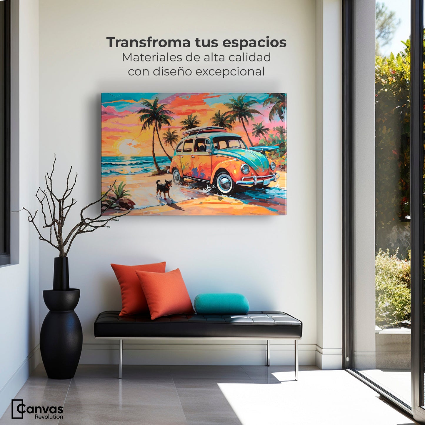 Cuadros Decorativos Canvas Revolution | Atardecer Fiel | Montaje1