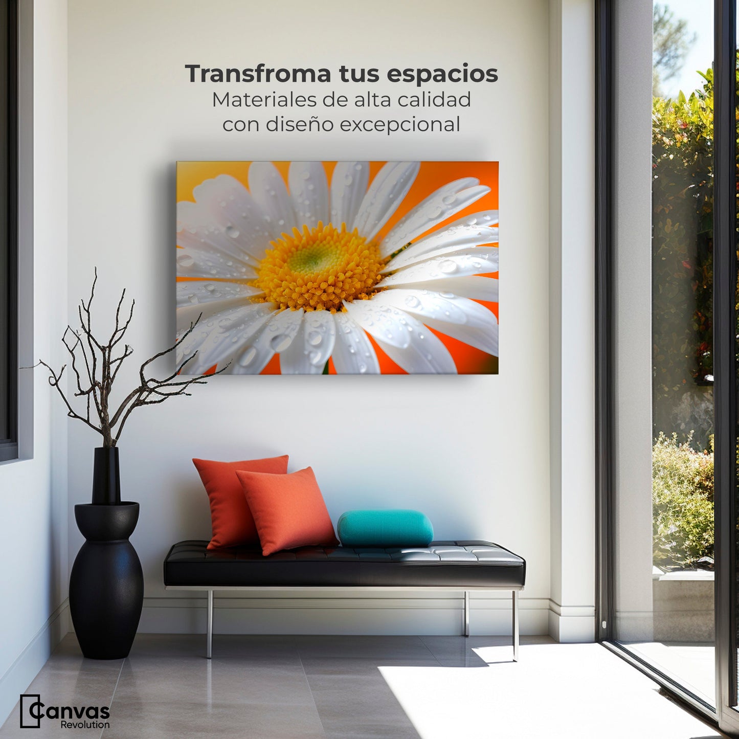 Cuadros Decorativos Canvas Revolution | Aura De Margarita | Montaje1