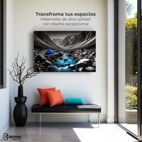Cuadros Decorativos Canvas Revolution | Aventura Azul | Montaje1