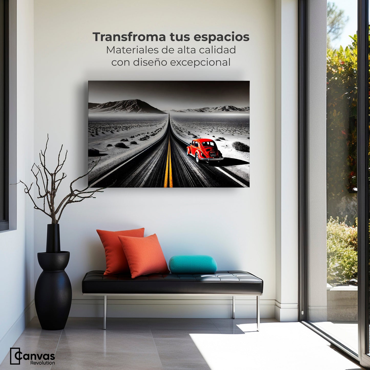 Cuadros Decorativos Canvas Revolution | Aventura Roja | Montaje1