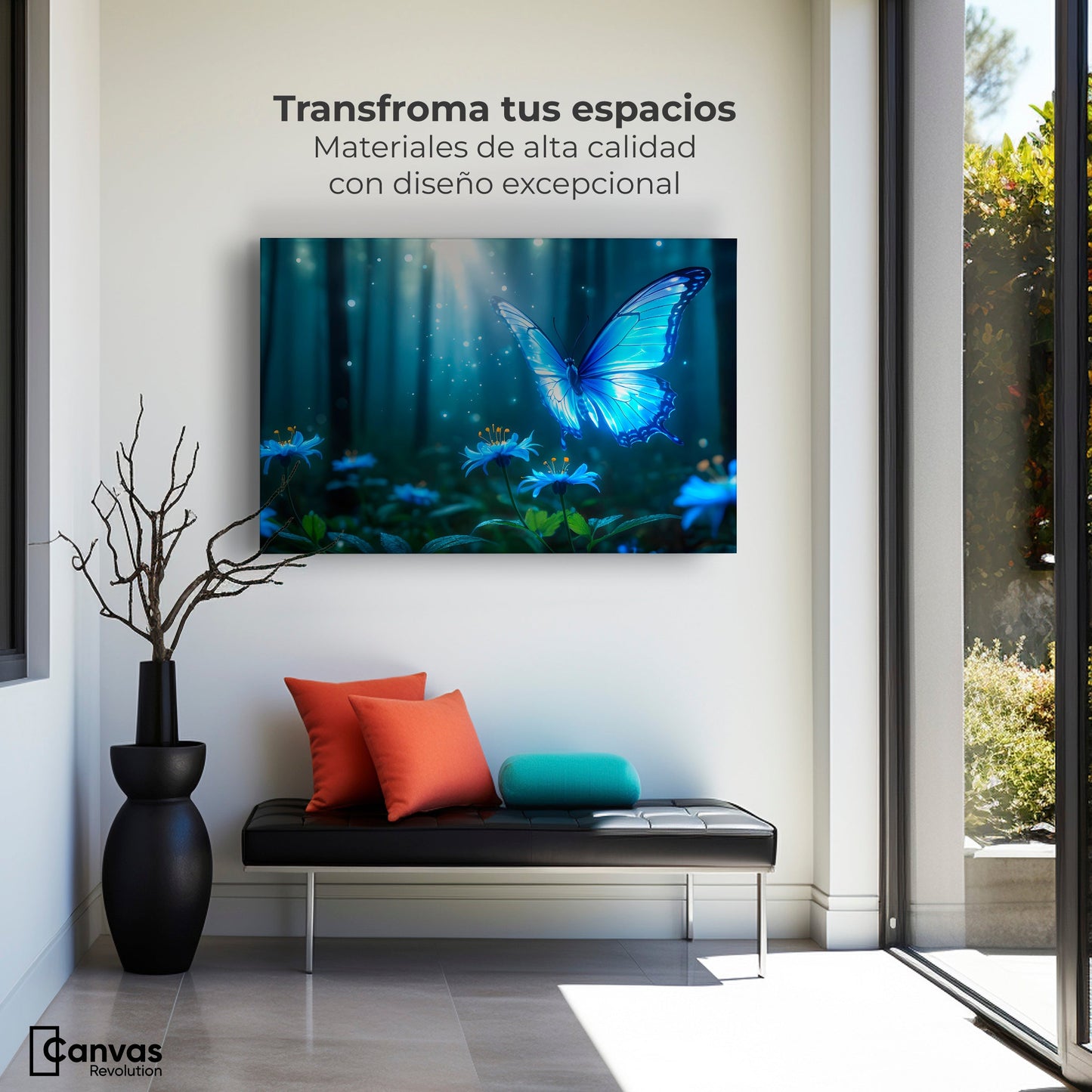 Cuadros Decorativos Canvas Revolution | Bosque Celeste | Montaje1