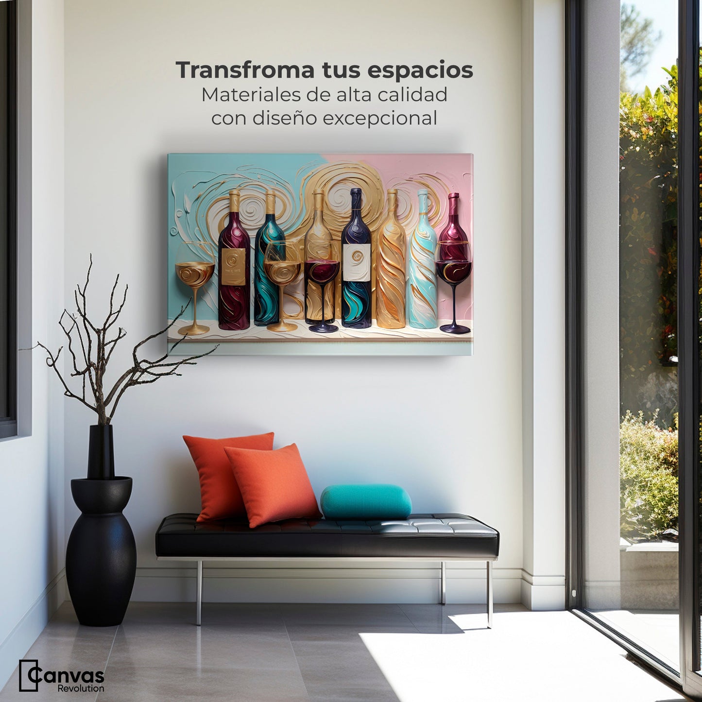 Cuadros Decorativos Canvas Revolution | Botella De Suenos | Montaje1