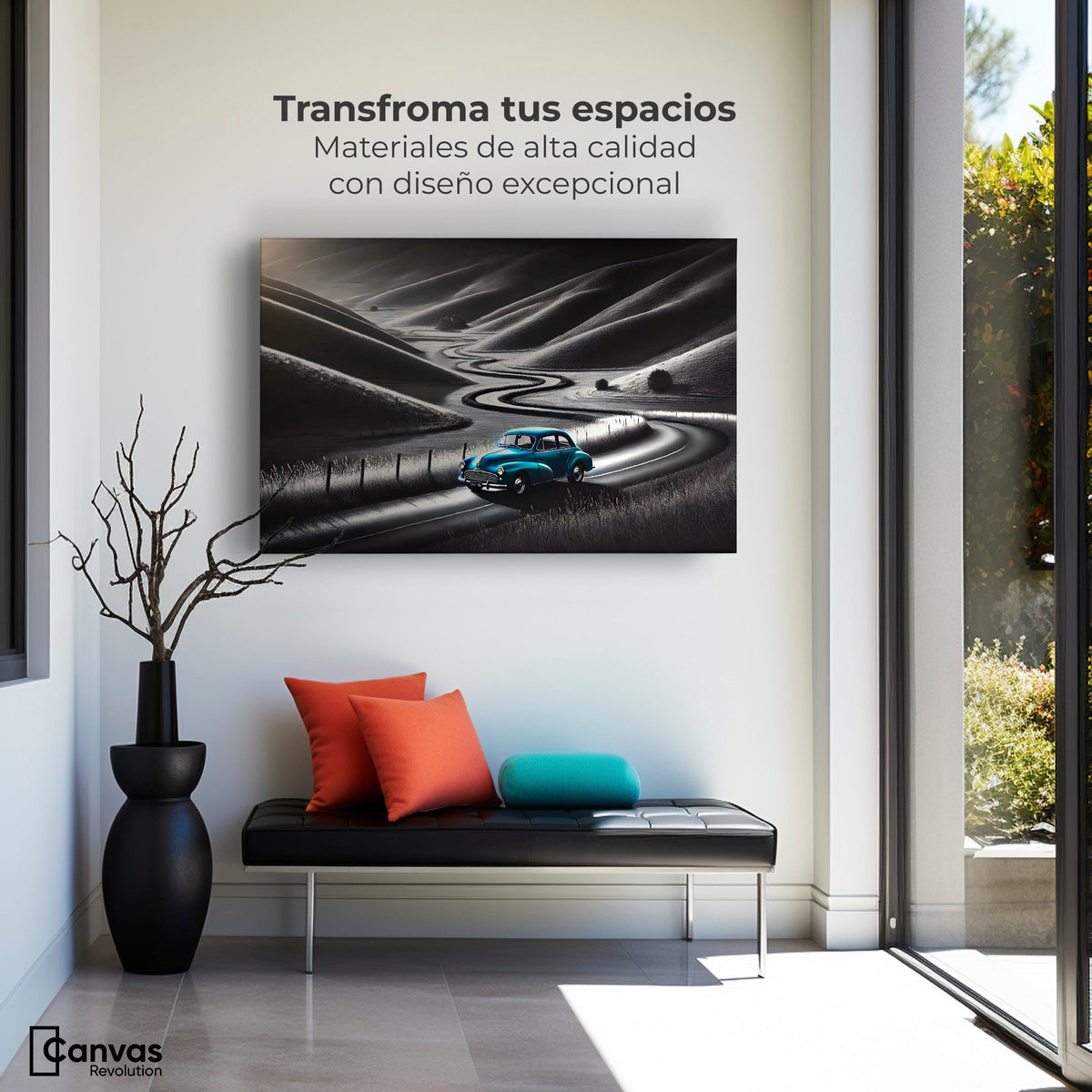Cuadros Decorativos Canvas Revolution | Carretera Celeste | Montaje1