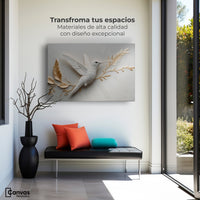 Cuadros Decorativos Canvas Revolution | Colibri Armonioso | Montaje1