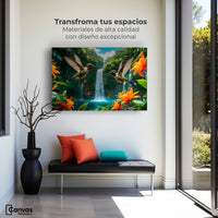 Cuadros Decorativos Canvas Revolution | Colibri Cascadas | Montaje1