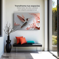 Cuadros Decorativos Canvas Revolution | Colibri Diamante | Montaje1