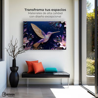 Cuadros Decorativos Canvas Revolution | Colibri Eterno | Montaje1