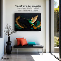 Cuadros Decorativos Canvas Revolution | Colibri Magico | Montaje1
