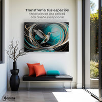 Cuadros Decorativos Canvas Revolution | Colibri Motion | Montaje1