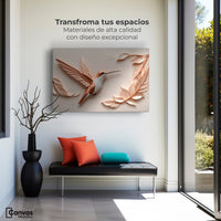 Cuadros Decorativos Canvas Revolution | Colibri Reluciente | Montaje1