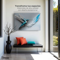 Cuadros Decorativos Canvas Revolution | Colibri Zafiro | Montaje1