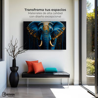 Cuadros Decorativos Canvas Revolution | Elefante Celestial | Montaje1