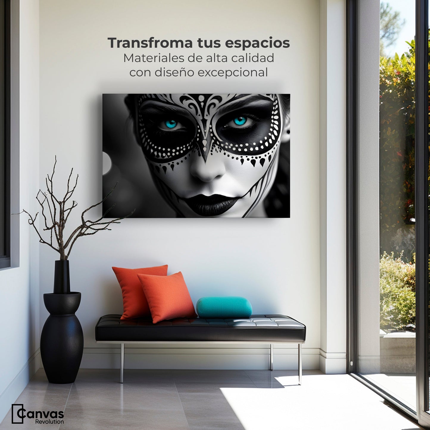 Cuadros Decorativos Canvas Revolution | Encanto Y Azul | Montaje1