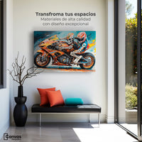 Cuadros Decorativos Canvas Revolution | Esqueletos Pista | Montaje1