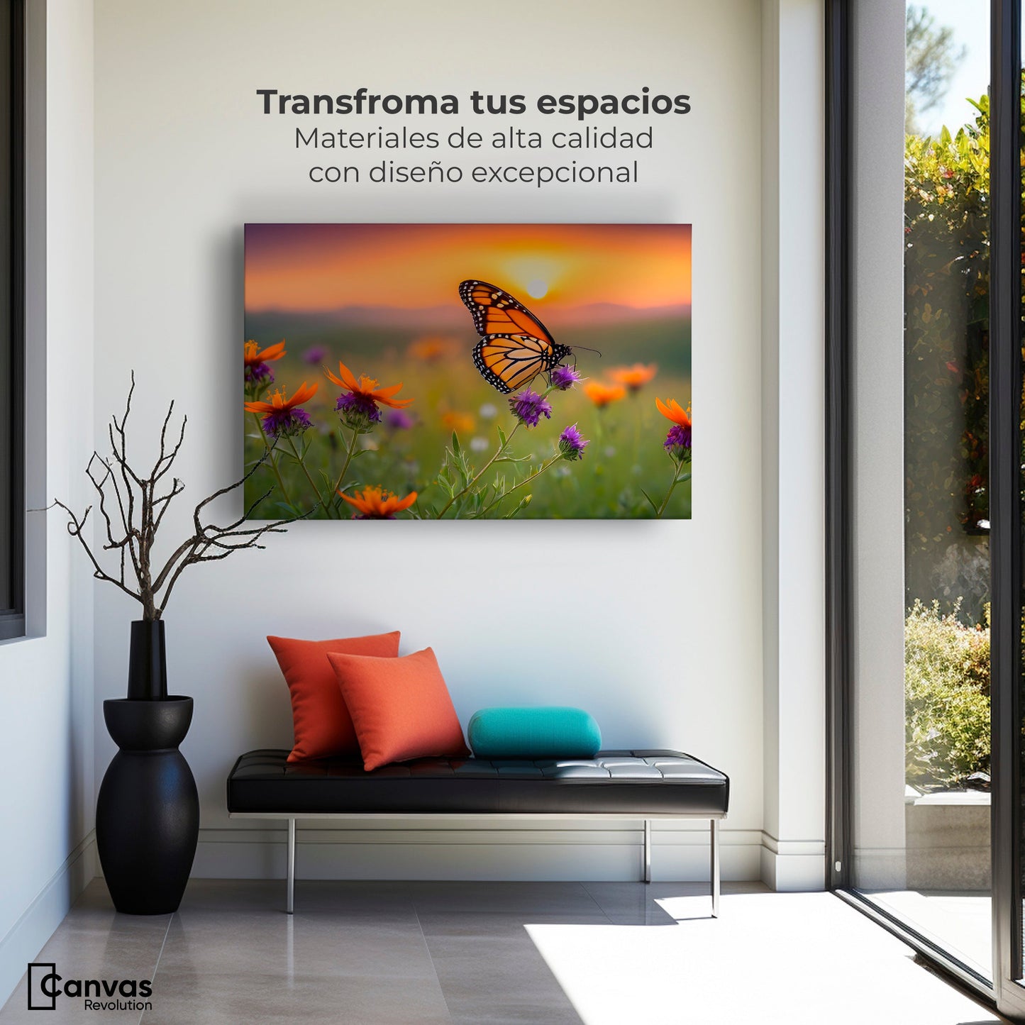 Cuadros Decorativos Canvas Revolution | Flores Del Alba | Montaje1