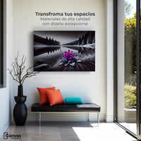 Cuadros Decorativos Canvas Revolution | Flores En El Agua | Montaje1