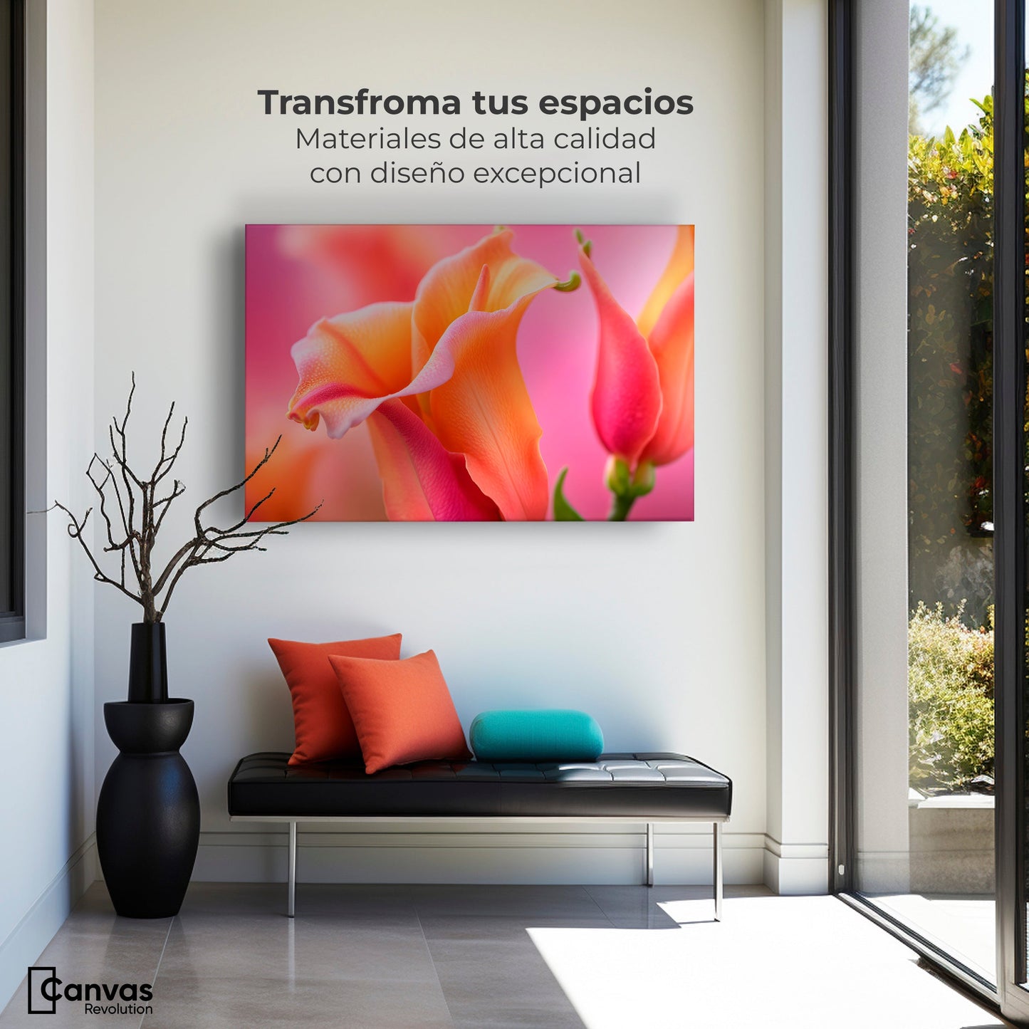 Cuadros Decorativos Canvas Revolution | Fragancia De Dragon | Montaje1