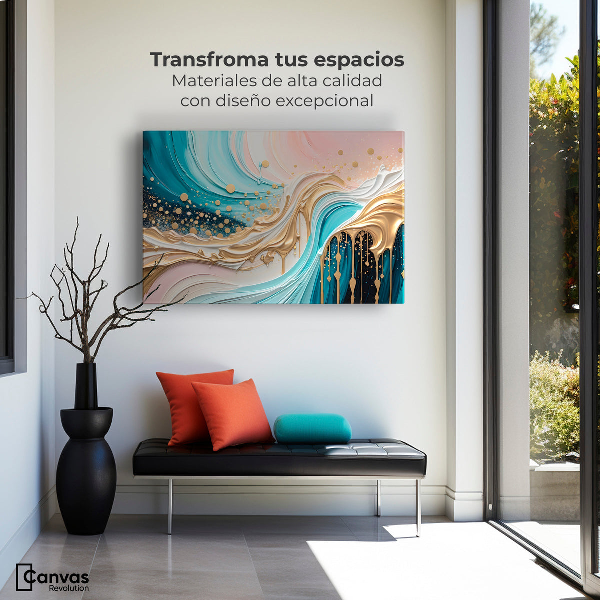 Cuadros Decorativos Canvas Revolution | Fragmentos Liquidos | Montaje1