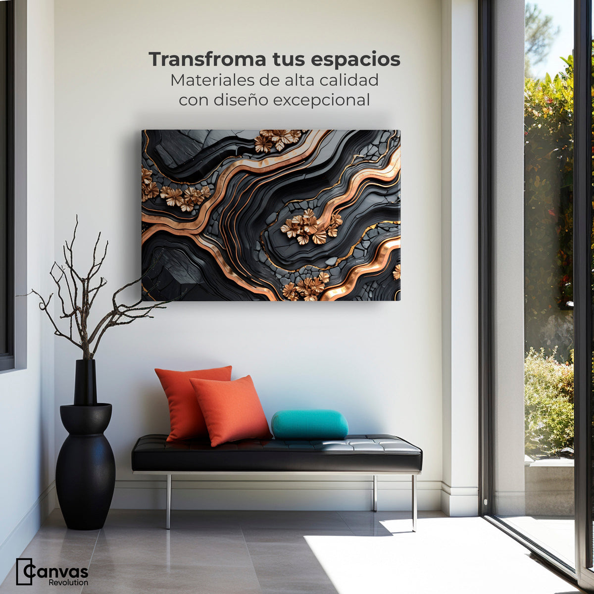 Cuadros Decorativos Canvas Revolution | Fragmentos Lujosos | Montaje1
