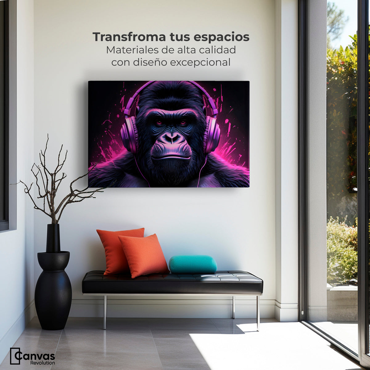 Cuadros Decorativos Canvas Revolution | Gorila Electronico | Montaje1