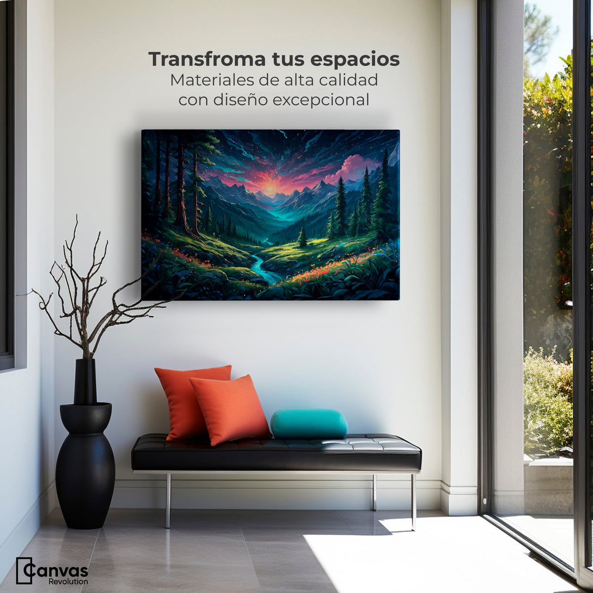 Cuadros Decorativos Canvas Revolution | Hermoso Atardecer | Montaje1