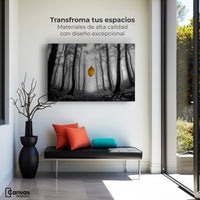 Cuadros Decorativos Canvas Revolution | Hoja En Silencio | Montaje1
