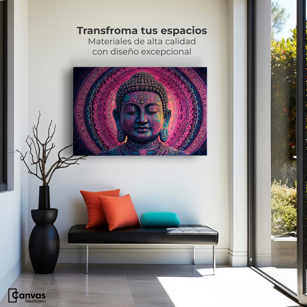 Cuadros Decorativos Canvas Revolution | Iluminacion Mistica | Montaje1