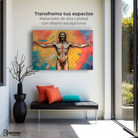 Cuadros Decorativos Canvas Revolution | Jesus Meditando | Montaje1