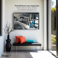 Cuadros Decorativos Canvas Revolution | Luz De Madera | Montaje1
