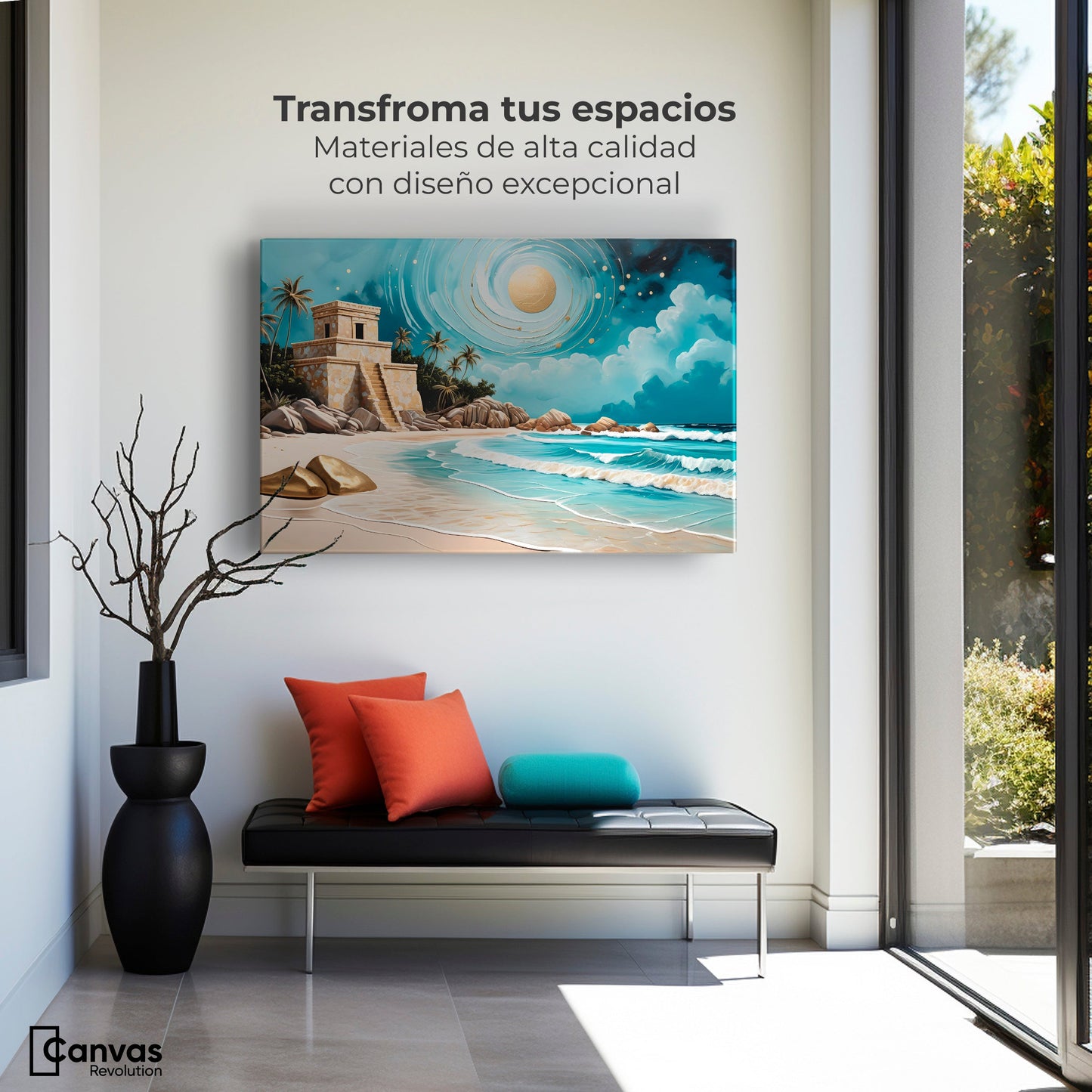 Cuadros Decorativos Canvas Revolution | Magia De Tulum | Montaje1