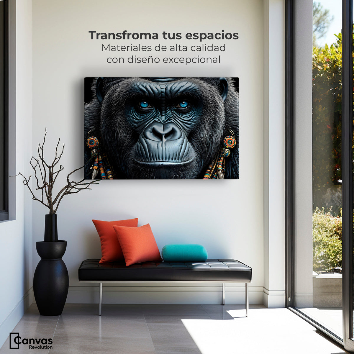 Cuadros Decorativos Canvas Revolution | Mirada Profunda | Montaje1