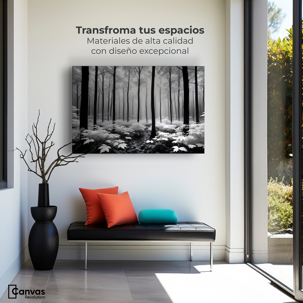 Cuadros Decorativos Canvas Revolution | Misterio En Bosque | Montaje1
