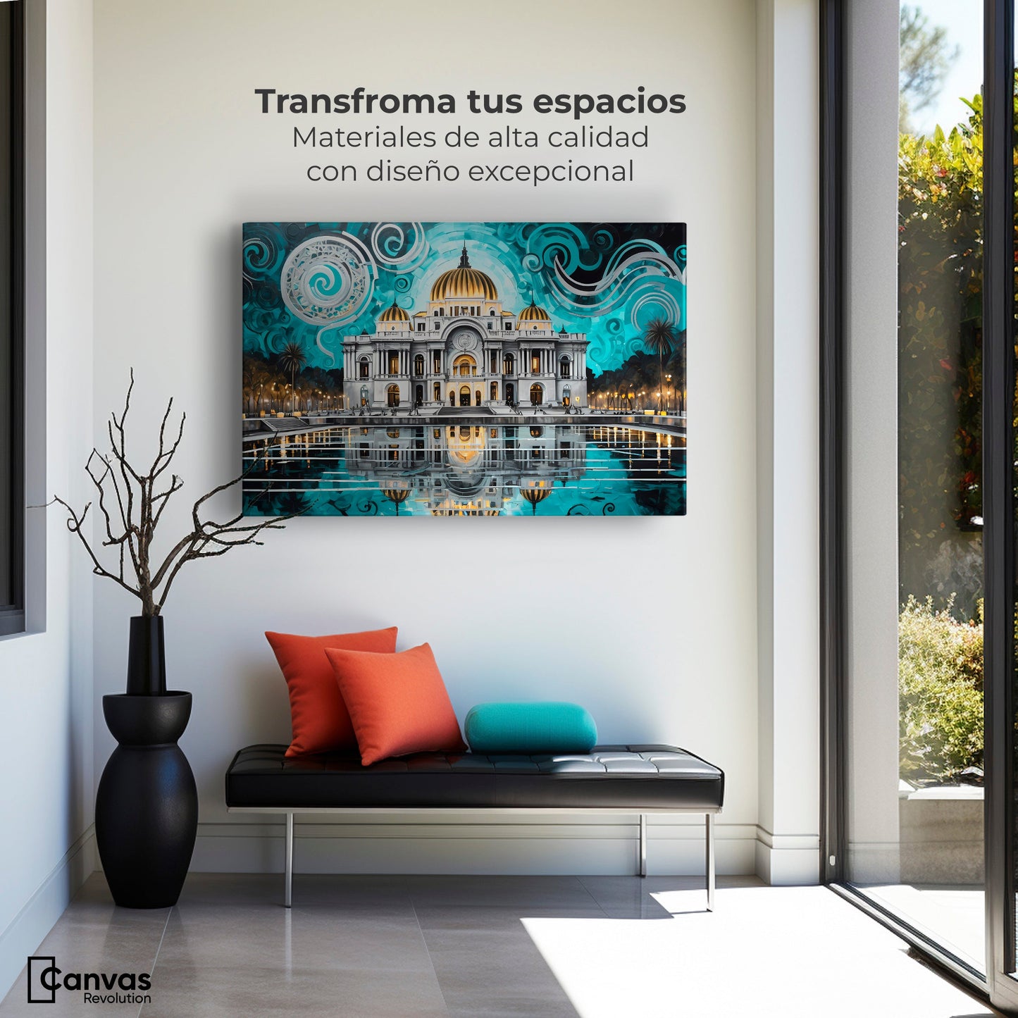 Cuadros Decorativos Canvas Revolution | Palacio De Luz | Montaje1