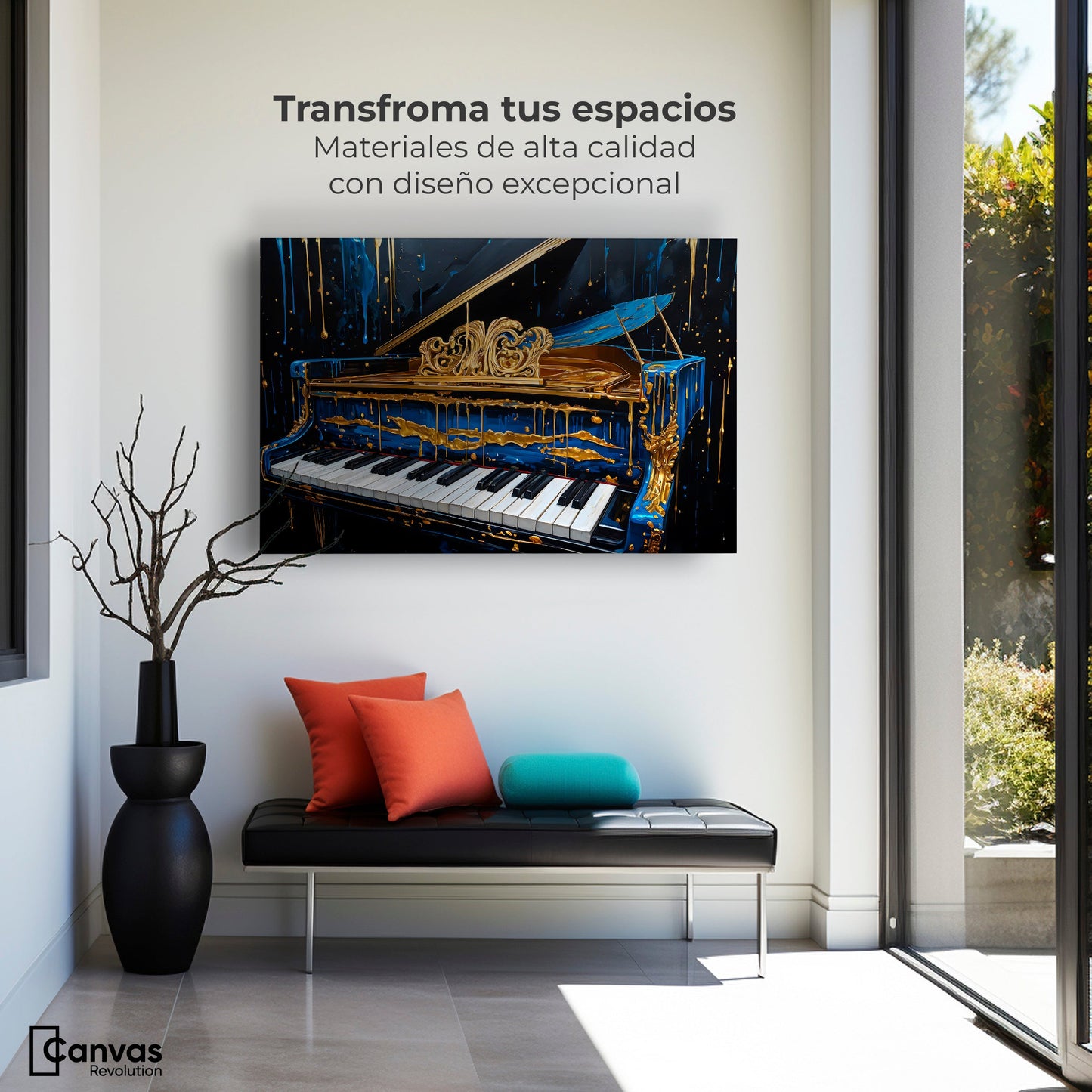 Cuadros Decorativos Canvas Revolution | Piano Cromatico | Montaje1